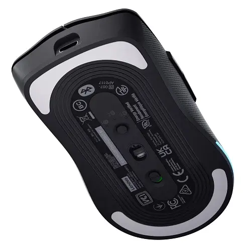 Миша бездротова Lenovo Legion M220, Black, Bluetooth / USB 2.4GHz / Type-C, оптична, 400 - 5000 dpi, RGB підсвічування, 7 кнопок, акумулятор (GY51U28359) - фото 5