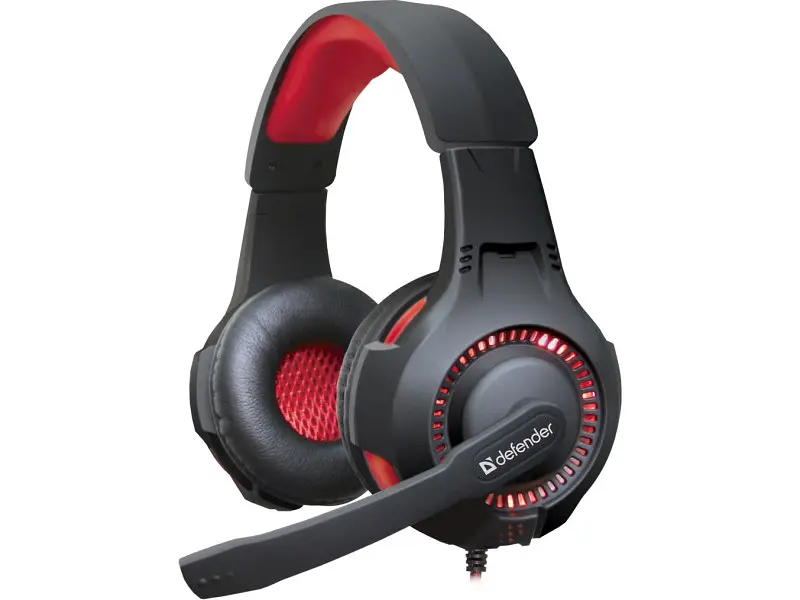 Гарнітура Defender Warhead G-450 Red-Black (64146)