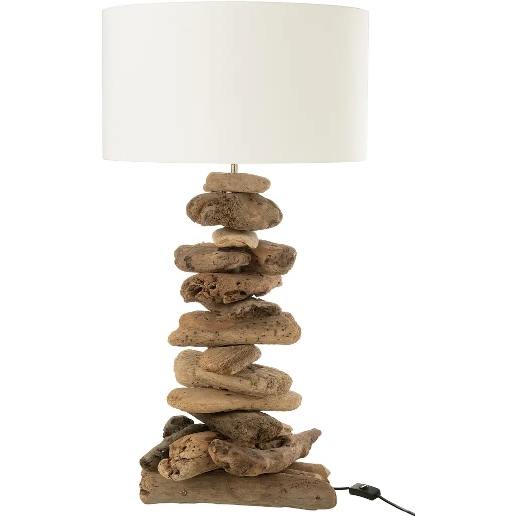 Лампа напольная J-line деревянная 64 см (10836) - фото 2