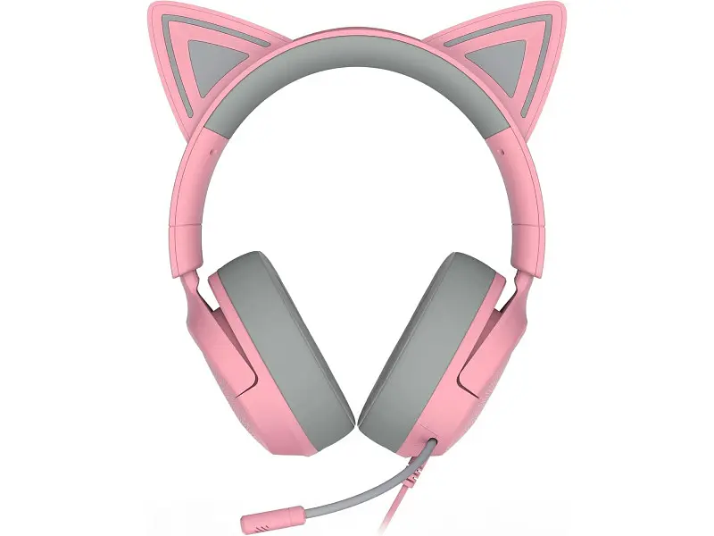 Навушники з мікрофоном Razer Kraken Kitty V3 X Quartz (RZ04-05350100-R3M1) - фото 3