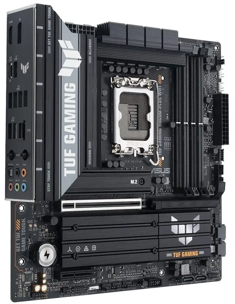 Материнська плата ASUS TUF GAMING B860M-PLUS WIFI (TUF GAMING B860M-PLUS WIFI) (Socket 1851, Intel B860, Micro-ATX) - фото 3