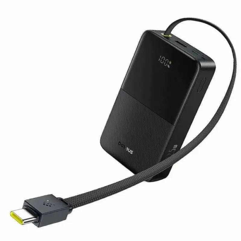 Портативний ЗП Power Bank Baseus EnerFill FC51 Bipow2 Pro 22.5W 20000 mAh (E00277) Black - фото 2