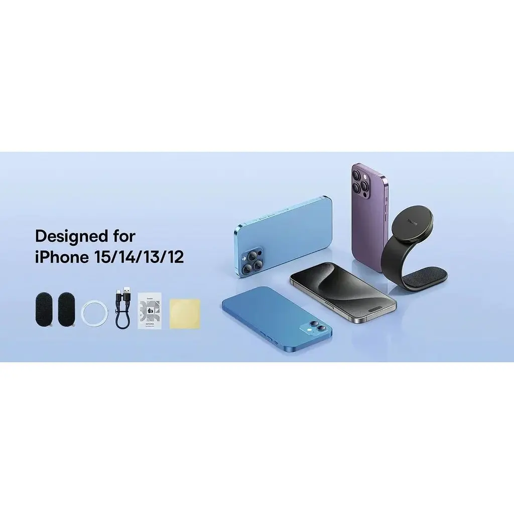 Тримач з бездротовою зарядкою Baseus C02 Pro Series 15 W (C40156000111-00) - фото 9