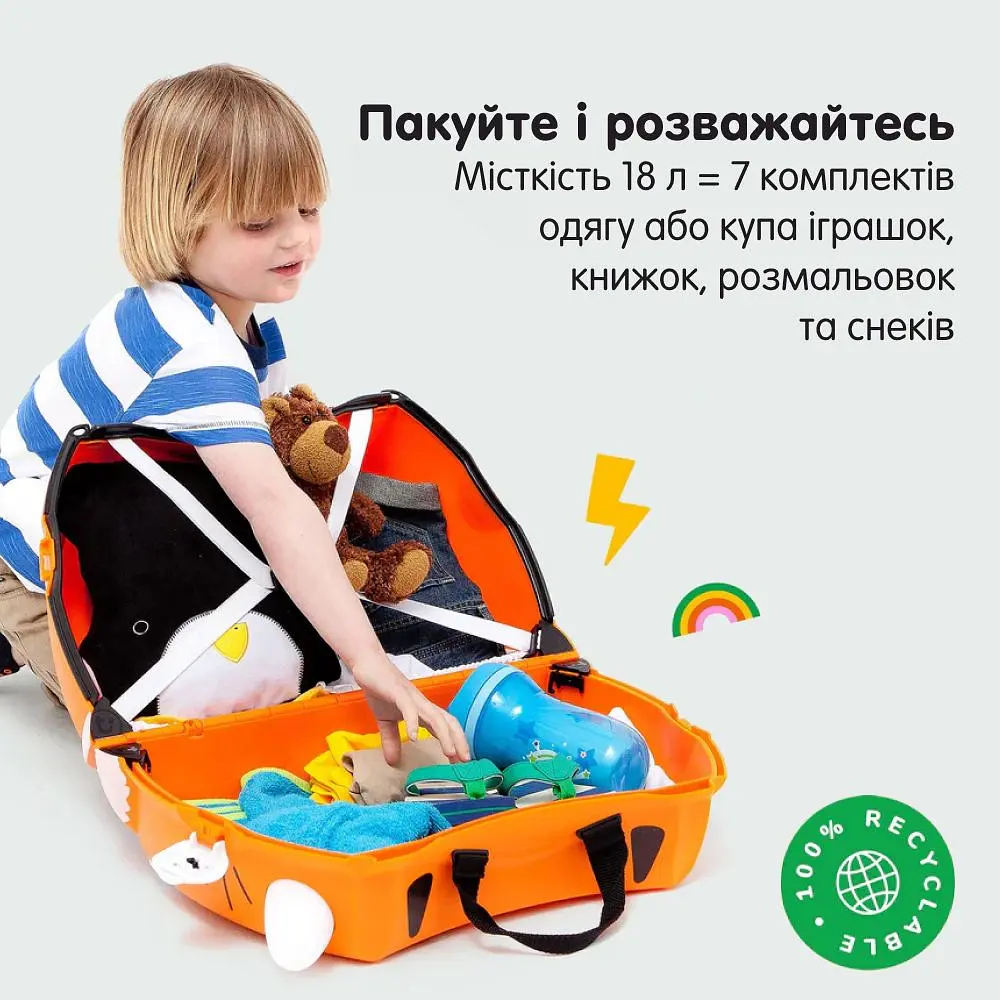 Дитяча валіза Trunki Tipu Tiger (0085-WL01-UKV) - фото 4
