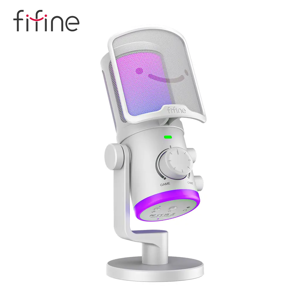 Микрофон Fifine AM6W USB White (AM6W) - фото 2