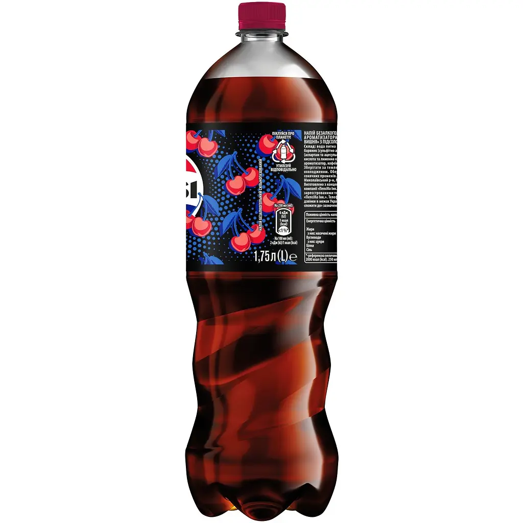 Напиток безалкогольный Pepsi Cherry сильногазированный 1.75 л - фото 2