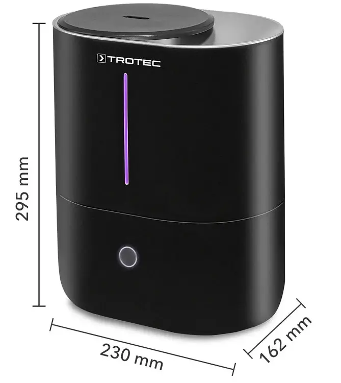 Зволожувач повітря ультразвуковий Trotec B 2 E Black (1160000051) - фото 11
