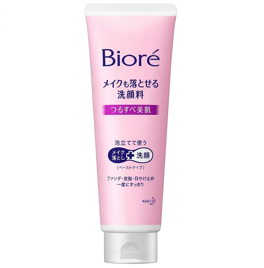 Японський засіб для демакіяжу та вмивання Biore Makeup Remover Face Wash, 210 г