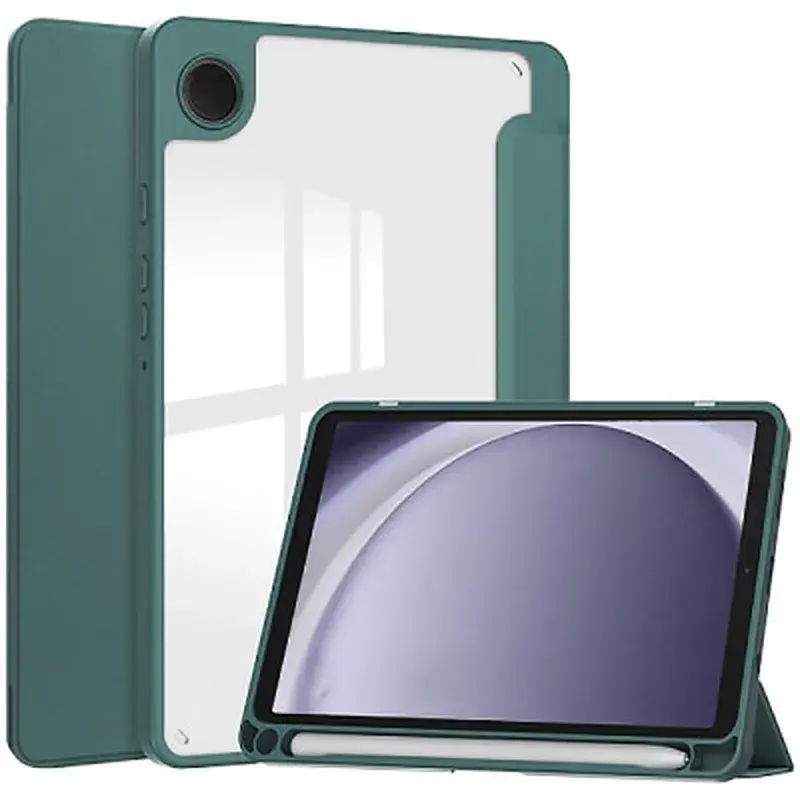 Чохол до планшета BeCover Soft Edge stylus holder Samsung Tab A9 SM-X115 8.7" Dark Green (710357) - фото 2