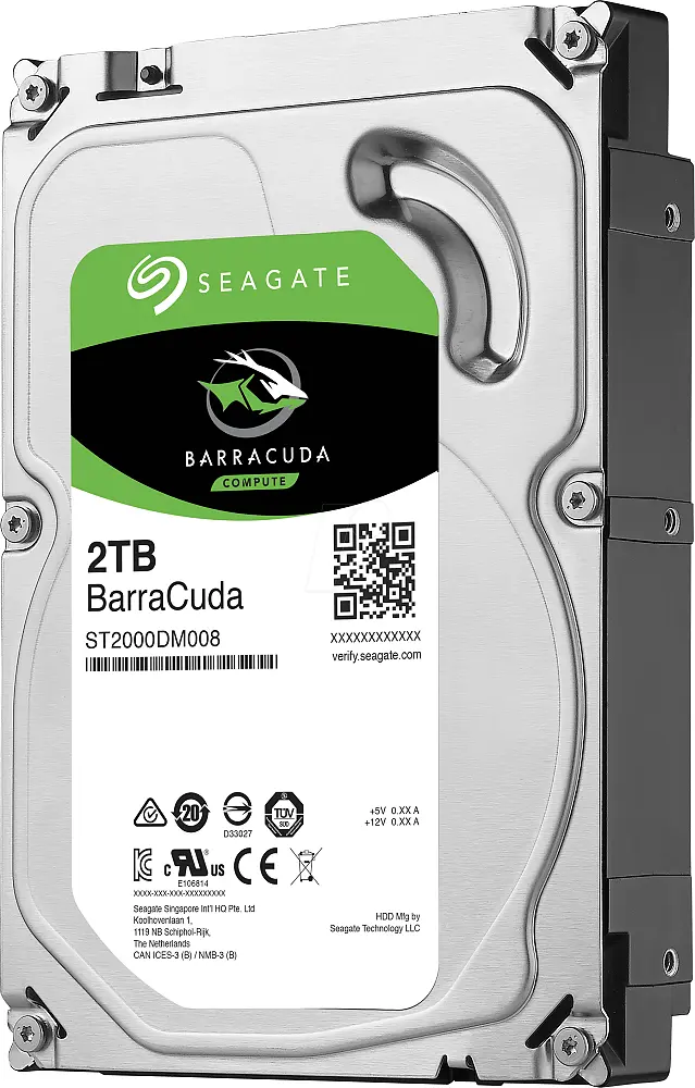 Жорсткий диск 3.5" 2TB Seagate BarraCuda 7200rpm 256MB SATAIII (ST2000DM008) - фото 2