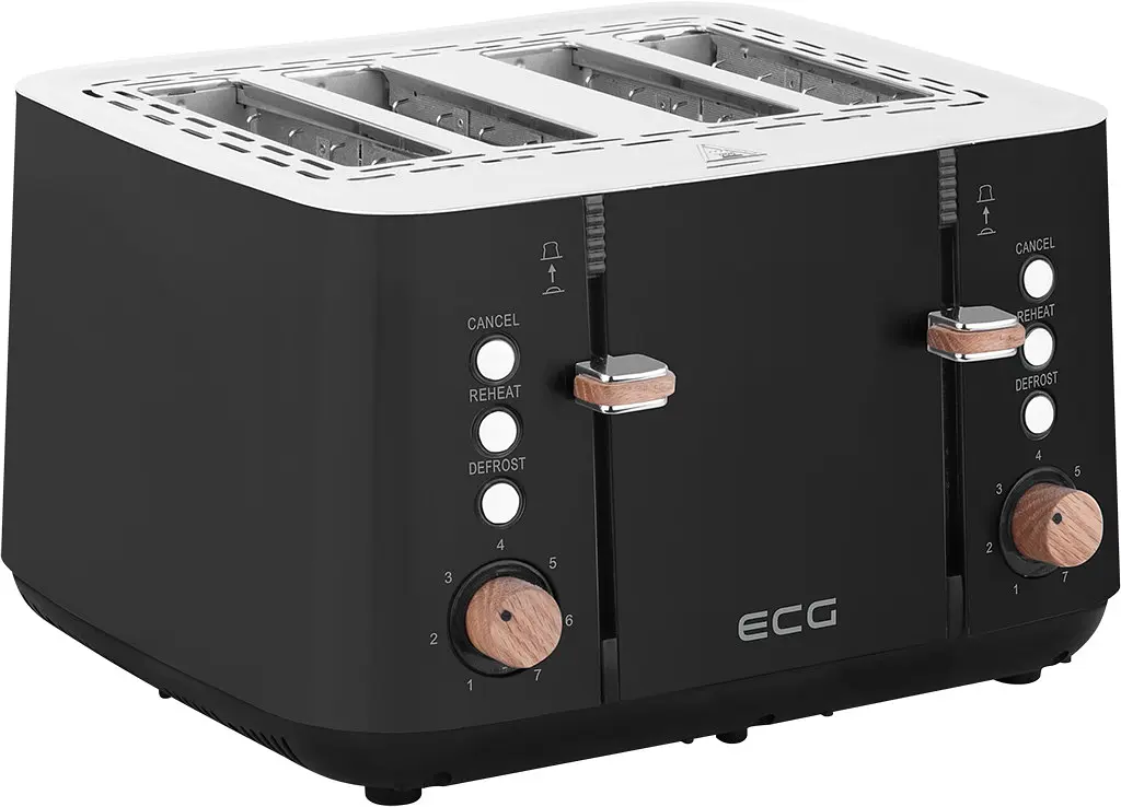 Тостер ECG ST 4768 Timber Black - фото 3