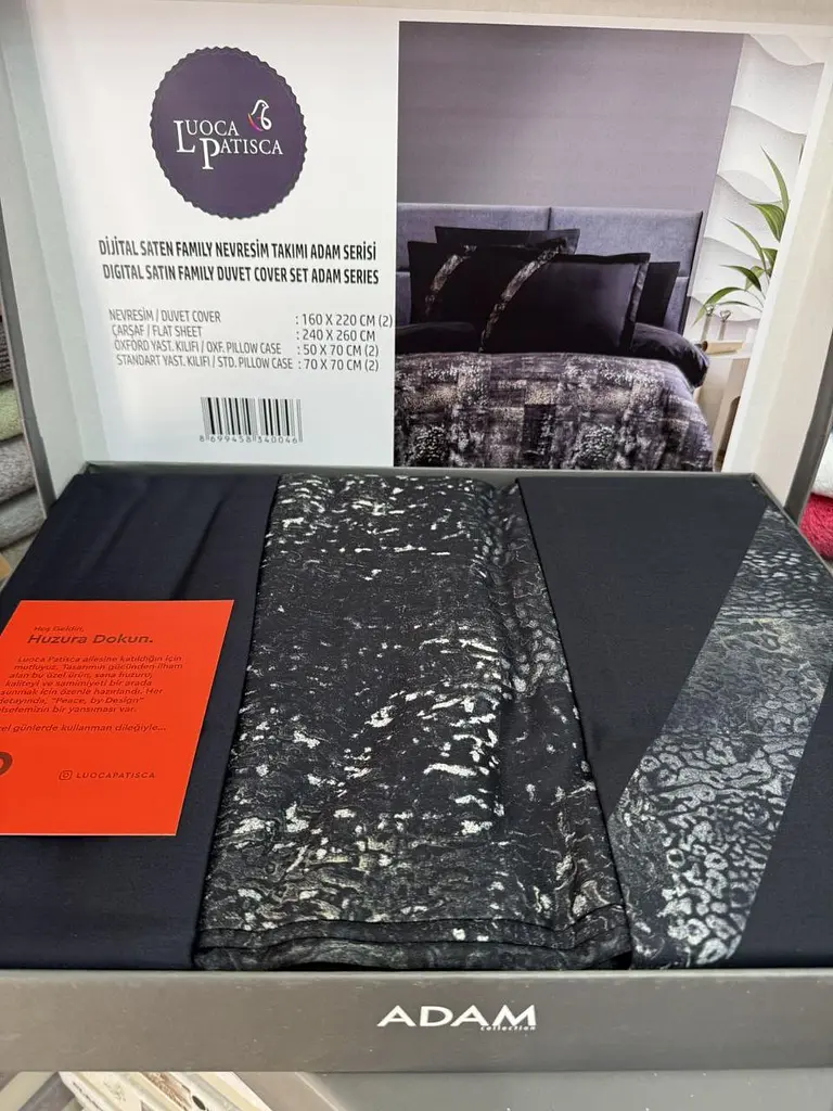 Постільна білизна Boss Black Сатин Luoca Patisca pbe0051002 - фото 2