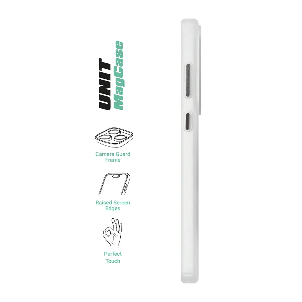 Чехол для Samsung Galaxy S25 FE 5G, Unit MagSafe, белый, прозрачный, магсейф, противоударный, магнитный, панель-накладка с поддержкой MagSafe, с поддержкой беспроводной зарядки, TPU+PC, защита всего корпуса, ударостойкий, ArmorStandart (ARM89159) - фото 3