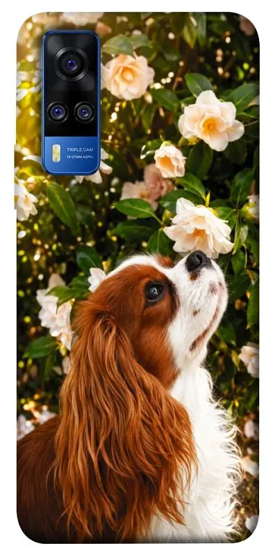 TPU чохол Demsky Flower spaniel для Vivo Y51a