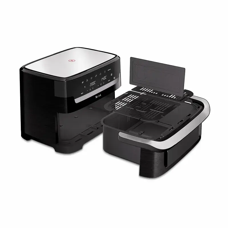 Аэрогриль Tefal Dual Easy Fry Flex 2700 Вт черный (EY9228E0) - фото 2