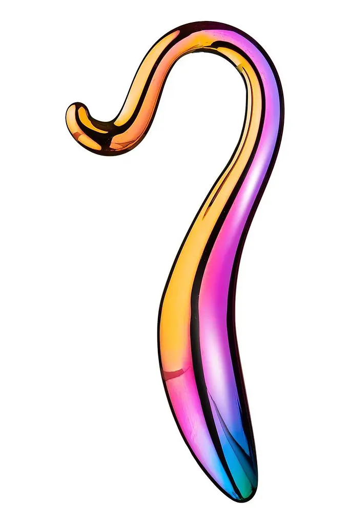 Стеклянный фаллоимитатор Dream Toys Glamour Glass Elegant Curved Dildo