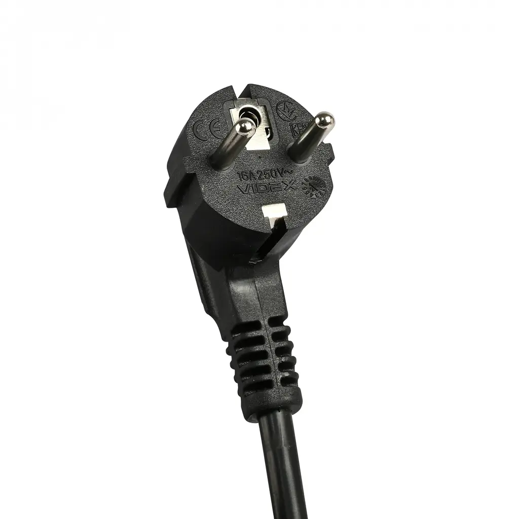 Сетевой удлинитель Videx Oncord з/з 3 п 3 м (3x1.5 мм) 2.4А 2USB+USB-C с кнопкой черный (VF-PD33G2U1C-B) - фото 8