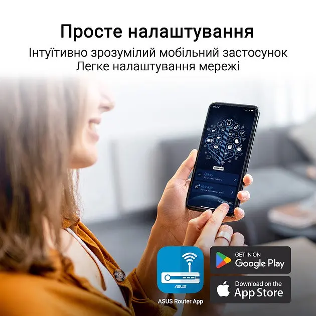 Роутер-маршрутизатор WiFi7 - Asus RT-BE50 (90IG09U0-MO3S00) BE36000 - фото 8