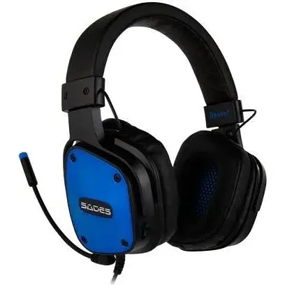Гарнітура Sades SA-722 Dpower Black/Blue (sa722blj) - фото 2