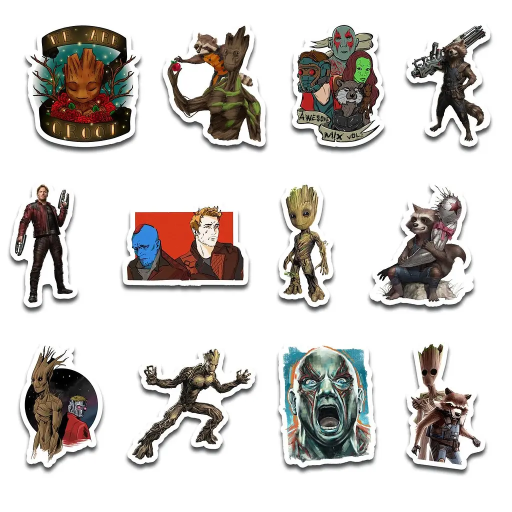 Стикерпак GeekLand Guardians of the Galaxy 45 штук (SP GG 01) - фото 3