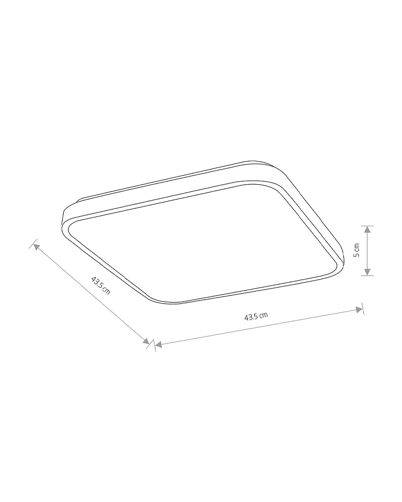 Світильник стельовий Nowodvorski 10991 Agnes Square LED Pro 1x32W 3000K 2900Lm IP44 білий - фото 6