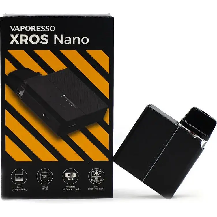 Под-система електронна сигарета Vaporesso XROS Nano Pod Kit 1000mAh 2ml Black (10256) - фото 6