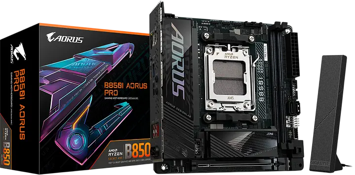 Материнська плата Gigabyte B850I Aorus Pro Socket AM5 (B850I AORUS PRO) Б/В