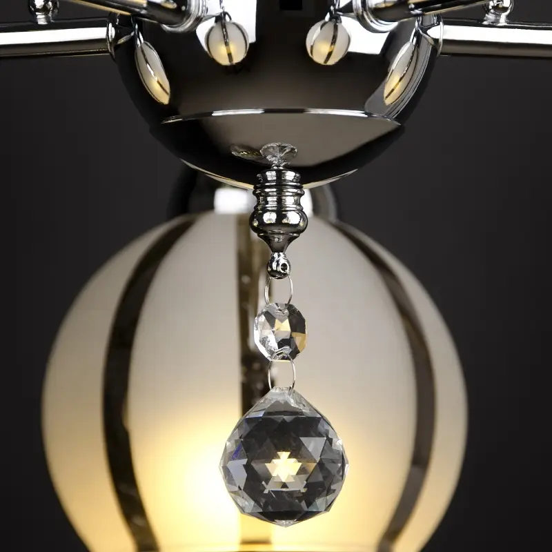 Люстра подвесная Brille для холла E14 60W CH (LK-520S/5) - фото 9