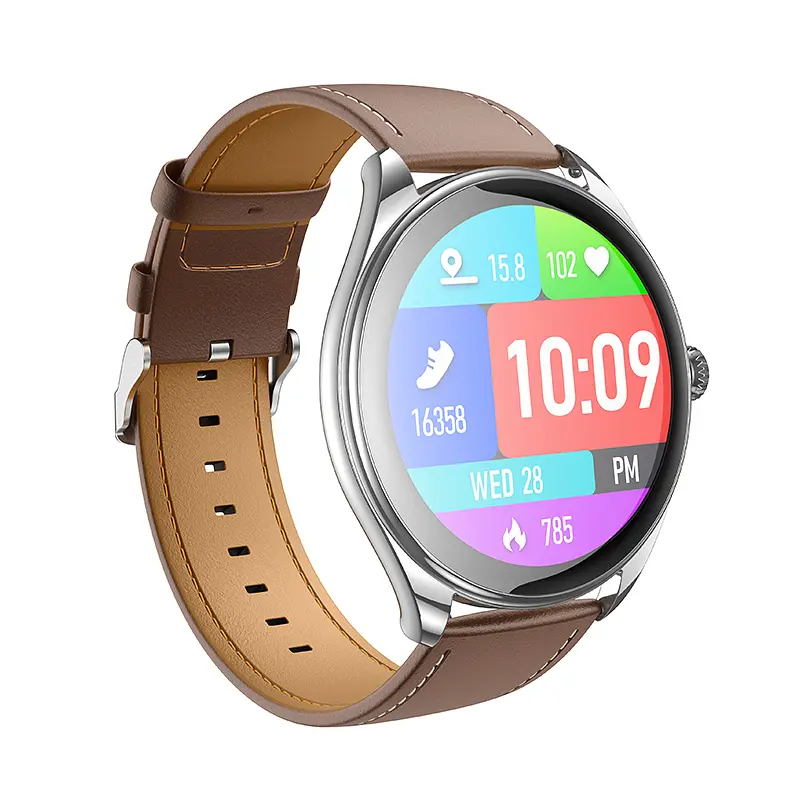 Смарт-годинник Hoco Y22 AMOLED 36mm. 200 mAh. IP67 сріблястий