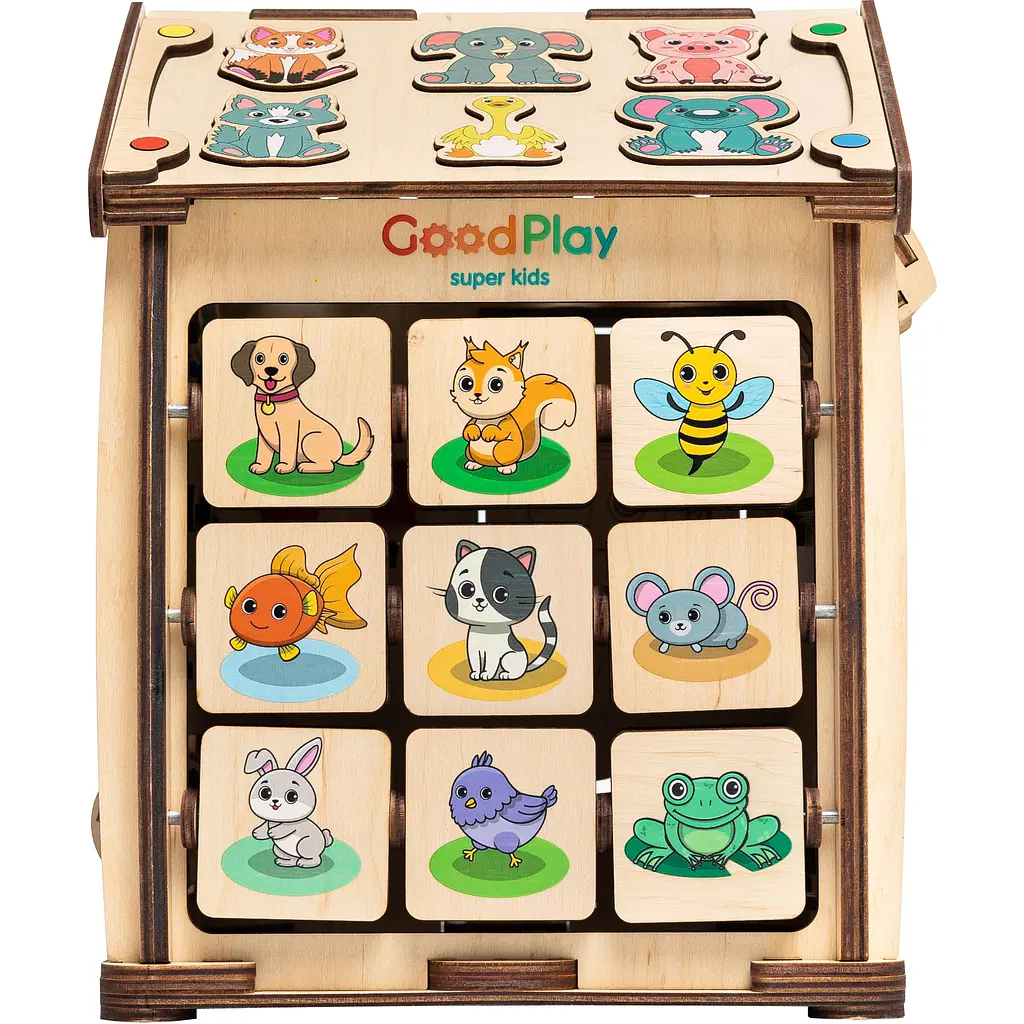 Бізібудинок GoodPlay Розумник 24х24х30 см (B101) - фото 4