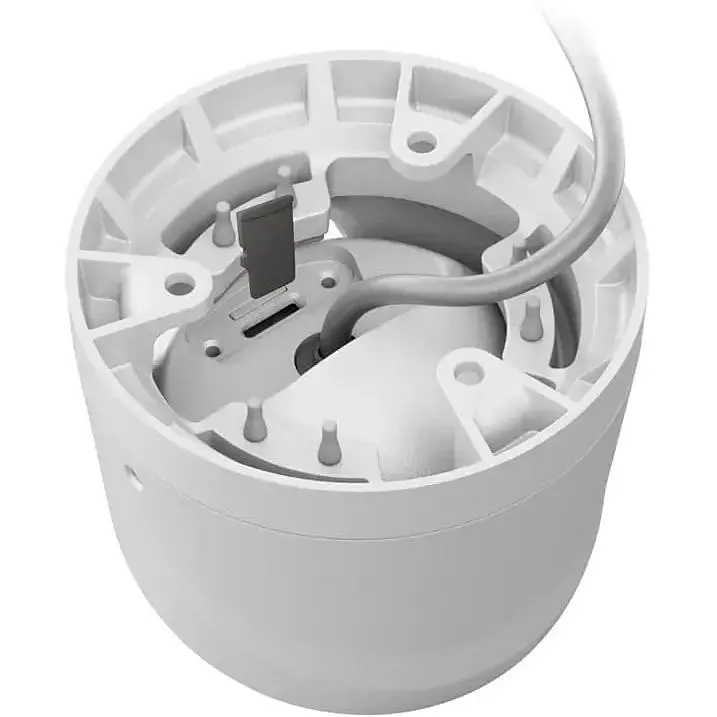 IP-камера Ajax дротова TurretCam, 5мп, 4мм, Poe, True WDR, IP 65, ІЧ 35м, аудіо, кут огляду 75°до 85°, купольна, біла - фото 7