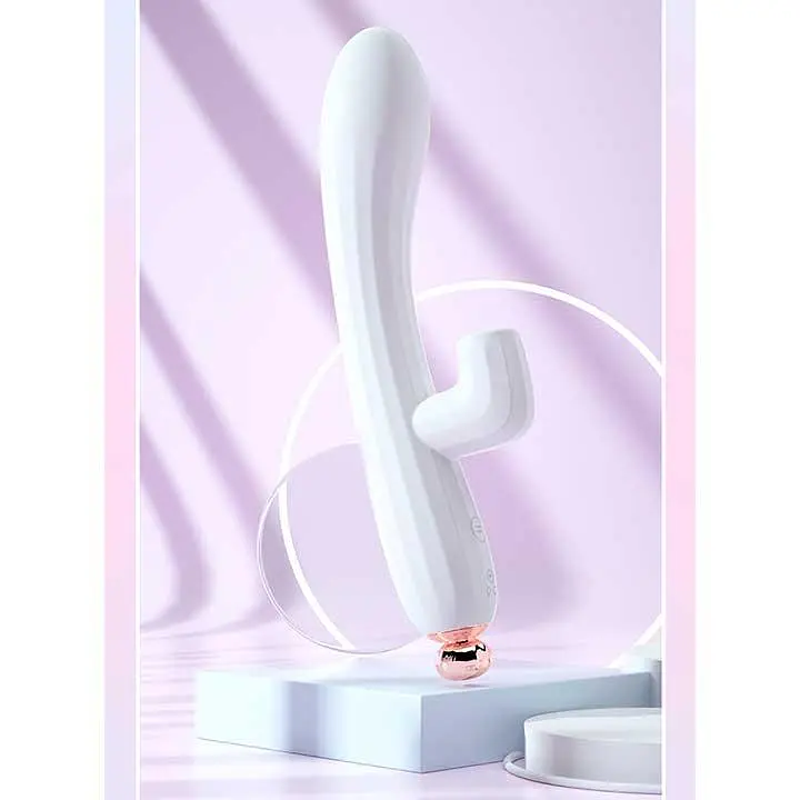 Вакуумний вібратор-кролик LILO "Emily" USB - Білий - Вібратори - фото 4