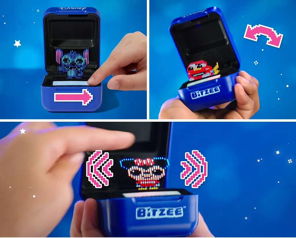 Интерактивное животное тамагочи Spin Master Bitzee Interactive Disney Pet 6070083 - фото 5