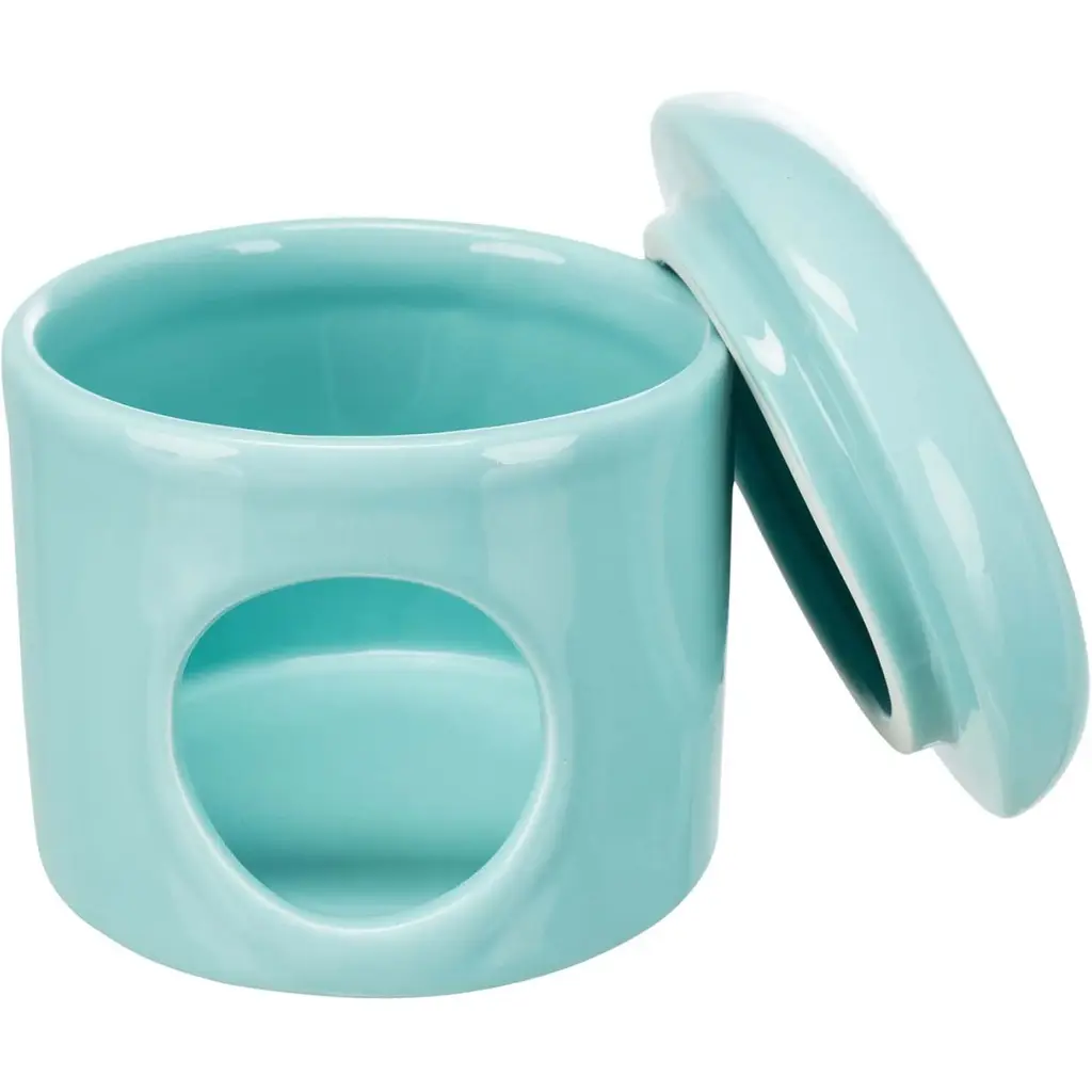 Будинок для гризунів Trixie, керамічний, бірюзовий, 12х10 см - фото 2