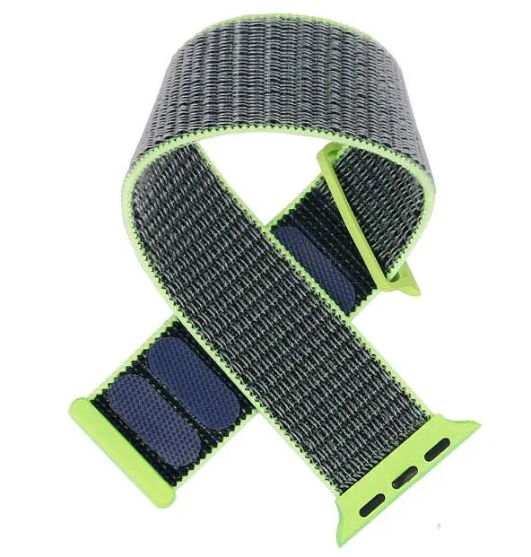 Нейлоновый ремінець Primo для годинника Apple Watch 38 мм, 40 мм, 41 мм Green - фото 5