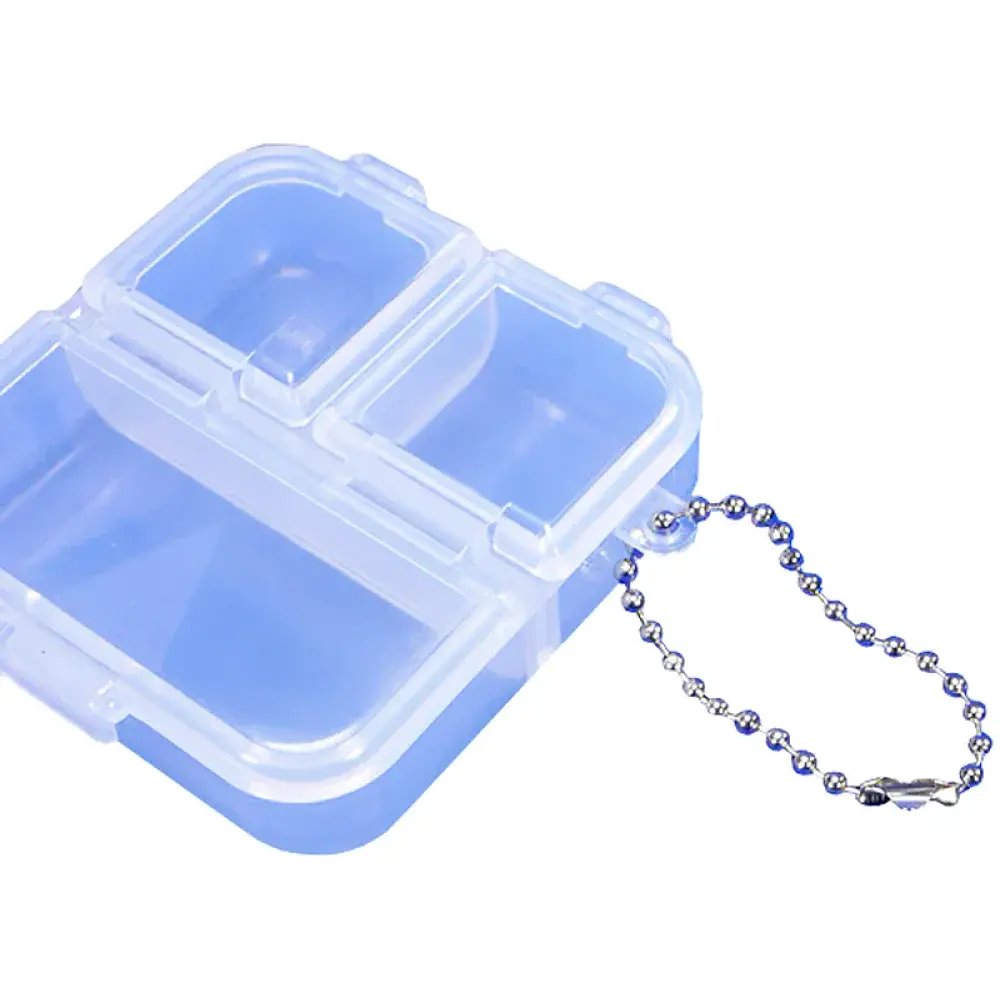 Коробка Meiho Square 3 case 66x66x18mm Clear - фото 4