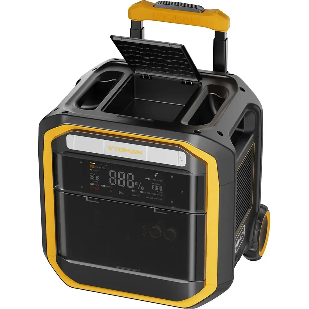 Портативна зарядна станція Vtoman FlashSpeed Pro 3600 LiFePO4, 3096 Вт/ч 3600 Вт (FlashSpeed Pro 3600) - фото 2