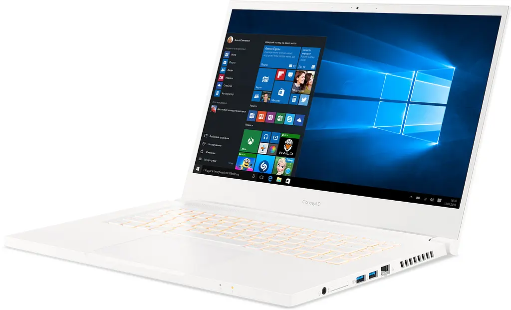 Ноутбук Acer ConceptD 3 CN315-72G-50CJ (NX.C5XEU.004) White (NX.C5XEU.004) - фото 3