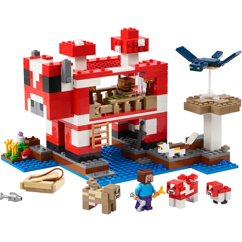Конструктор LEGO Minecraft Грибной дом, 500 деталей (21270) - фото 3