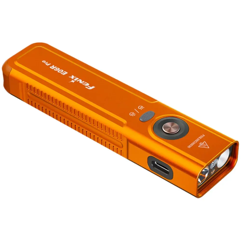 Ліхтар-брелок Fenix E06R PRO Orange - фото 4