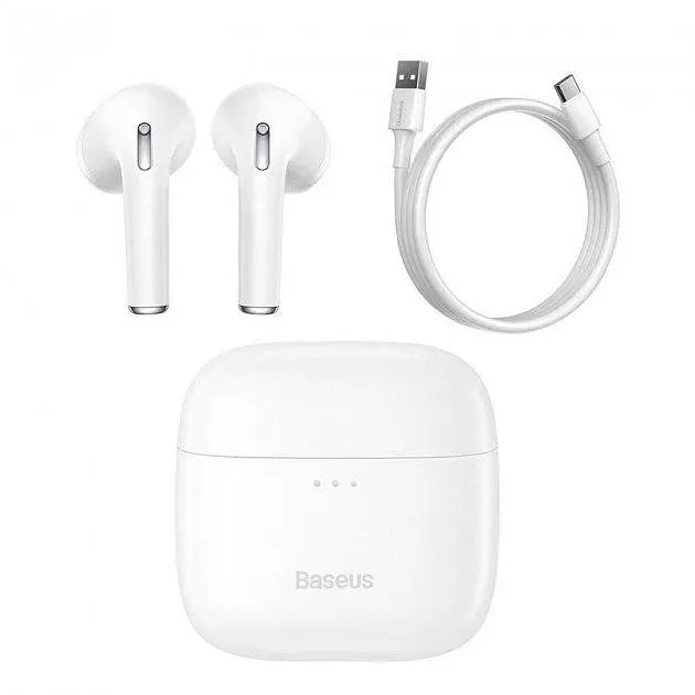 Беспроводные наушники Baseus True Wireless Earphones Bowie E8, IPX5, BT5.3, DCLL, 40mAh, 350mAh, 5h, White NGE8-02 - фото 5