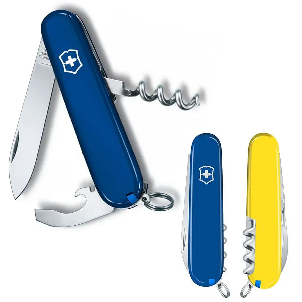 Ніж Victorinox Waiter Ukraine 84 мм Синьо-жовтий (0.3303.2.8) - фото 5