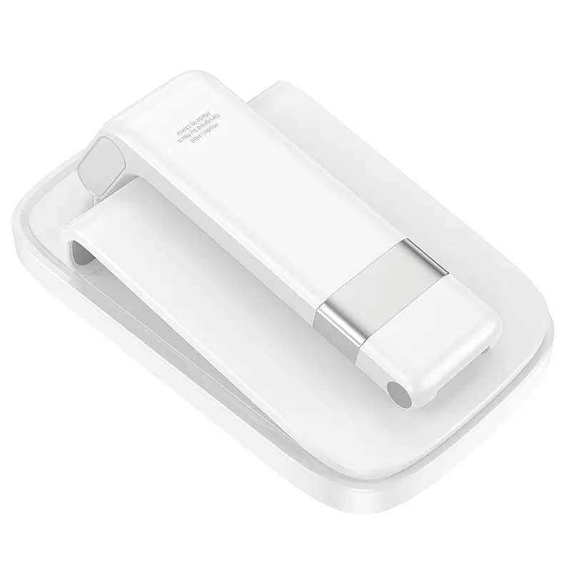 Підставка настільна-тримач для телефона Hoco HD8 Blackfish universal desktop holder білий - фото 2