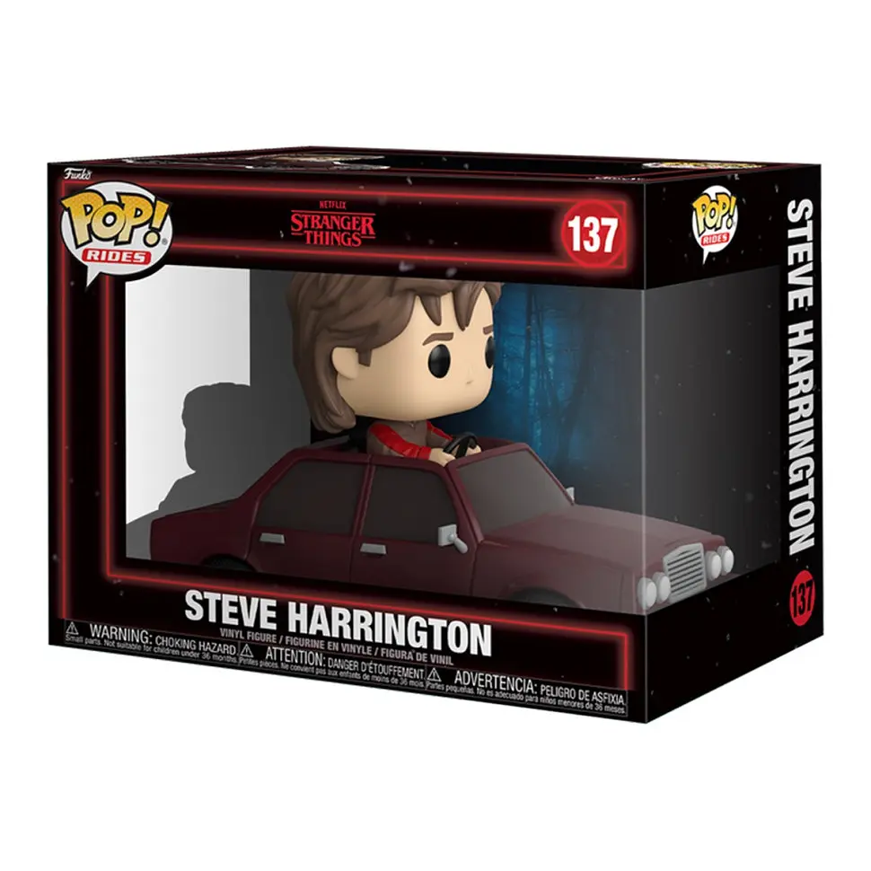 Фигурка Фанко Поп Очень странные дела Стив с машине Funko Pop Stranger Things Steve Rides 13 см ST SIC 137 - фото 3