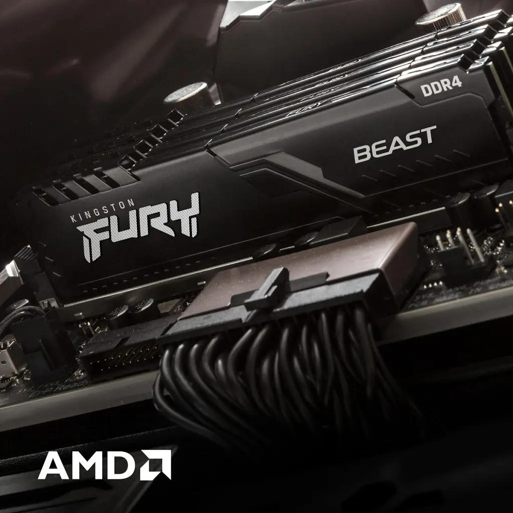 Модуль пам'яті для комп'ютера DDR4 64GB (2x32GB) 3600 MHz Fury Beast Black Kingston Fury (ex.HyperX) (KF436C18BBK2/64) - фото 11