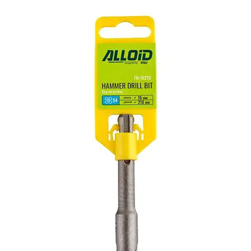 Бур по бетону Alloid SDS-plus S4 16x210 мм (FH-16210) - фото 2
