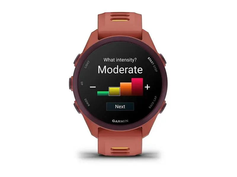 Смарт-годинник Garmin Forerunner 170 Music Red Pink with Red Pink/Mango Band (010-03920-13) - фото 4
