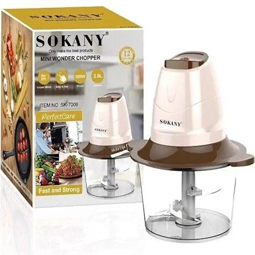 Електричний подрібнювач Sokany SK-7006 для овочів - фото 2