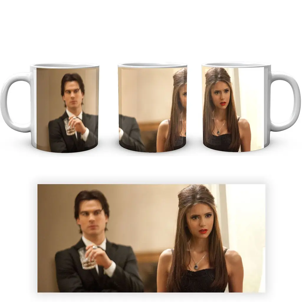 Кухоль GeekLand The Vampire Diaries VD 02.14 330 мл білий - фото 4
