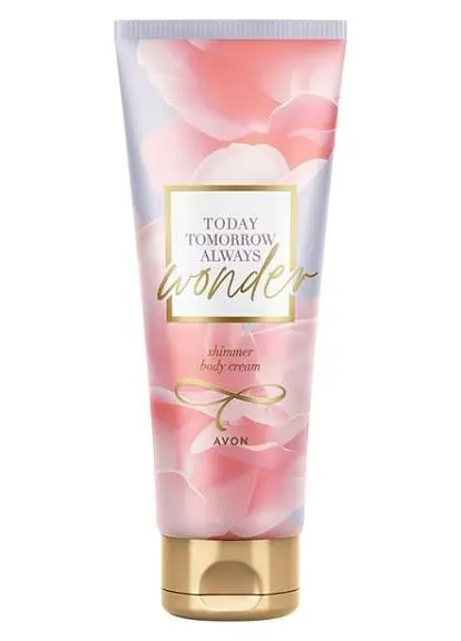 Парфумований крем для тіла з ефектом мерехтіння Avon TTA Wonder, 125 мл